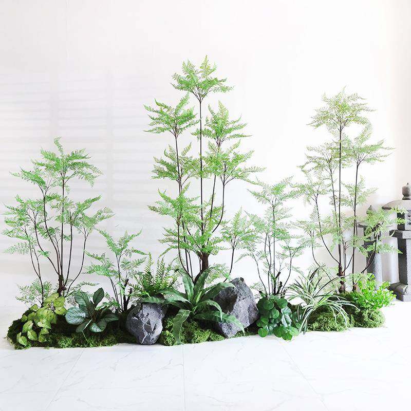 北欧仿真绿植室内客厅家居落地摆件马尾蕨树盆栽造景装饰假植物,鲜花速递/花卉仿真/绿植园艺,割草机/草坪机,淘宝优惠券,粉丝福利购,淘宝优惠卷
