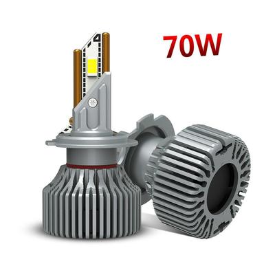 70WLED汽车大灯泡带解码CANBUSLEDheadlight支持各类车型号齐全
