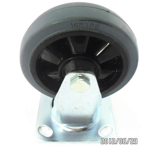 3006-8-T2-RR6寸轮宽32MM载重160KG固定轮安装高度190MM脚轮