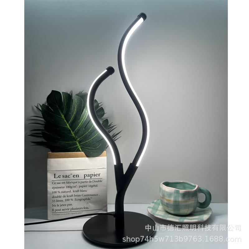 LED树枝台灯卧室床头小夜灯氛围灯阅读灯创意夜灯树杈台灯