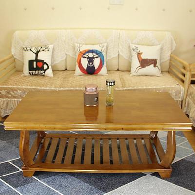 L7全实木长茶几中式沙发茶桌小户型客厅现代简约家用纯实木小芳几