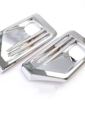 适用于19款RAV4改装专用前雾灯探险版装饰ABS电镀外饰亮条贴片