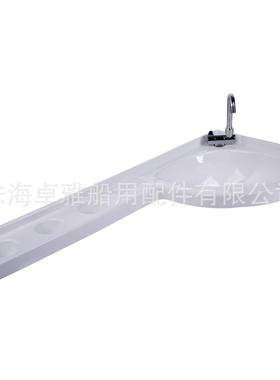 白色亚克力右洗手台盆房车游艇970*400*140毫米GR-Y970R