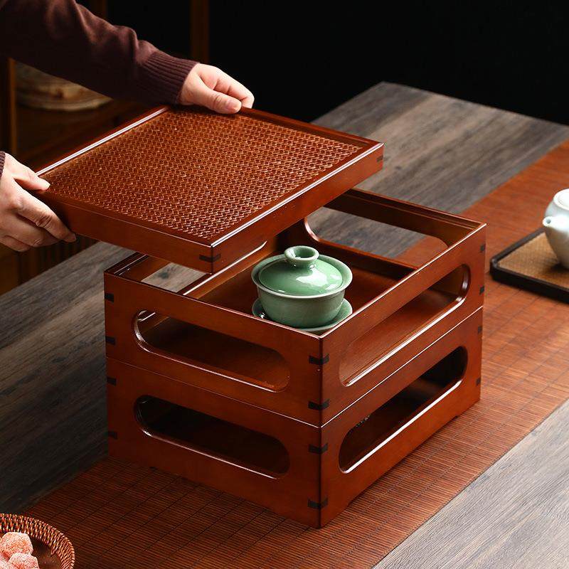 竹制多层收纳盒中式储物茶具多宝阁茶饼盒桌面茶棚茶架收纳架茶台,鲜花速递/花卉仿真/绿植园艺,其它园艺用品,淘宝优惠券,粉丝福利购,淘宝优惠卷