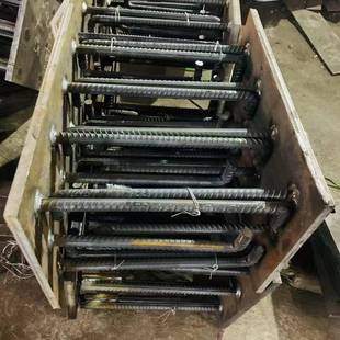 紧固件螺栓六角头法兰螺栓钢结构用79字地脚螺栓热镀锌地脚螺栓