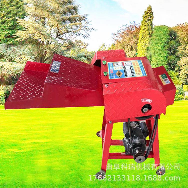 干湿两用铡草机220V3千瓦电机带的家庭喂牛玉米秸秆切碎机
