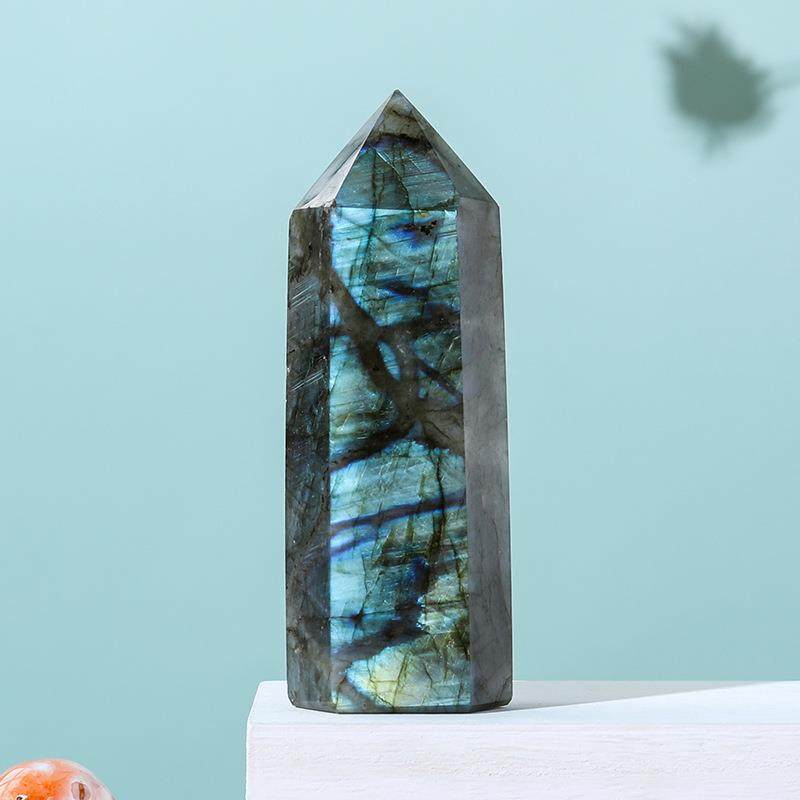 天然粉紫白水晶单尖六棱柱原石打磨宝石能量水晶柱家居装饰摆件,鲜花速递/花卉仿真/绿植园艺,其它园艺用品,淘宝优惠券,粉丝福利购,淘宝优惠卷