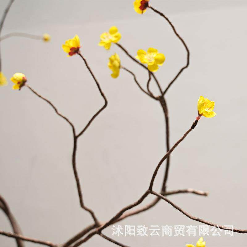 仿真梅花枝天然干树枝造型枯树干支橱窗装饰拍摄道具插花造景枯枝