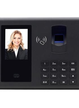 FA50智能联网线人脸考勤机员工指纹识别刷脸上下班签到打卡机