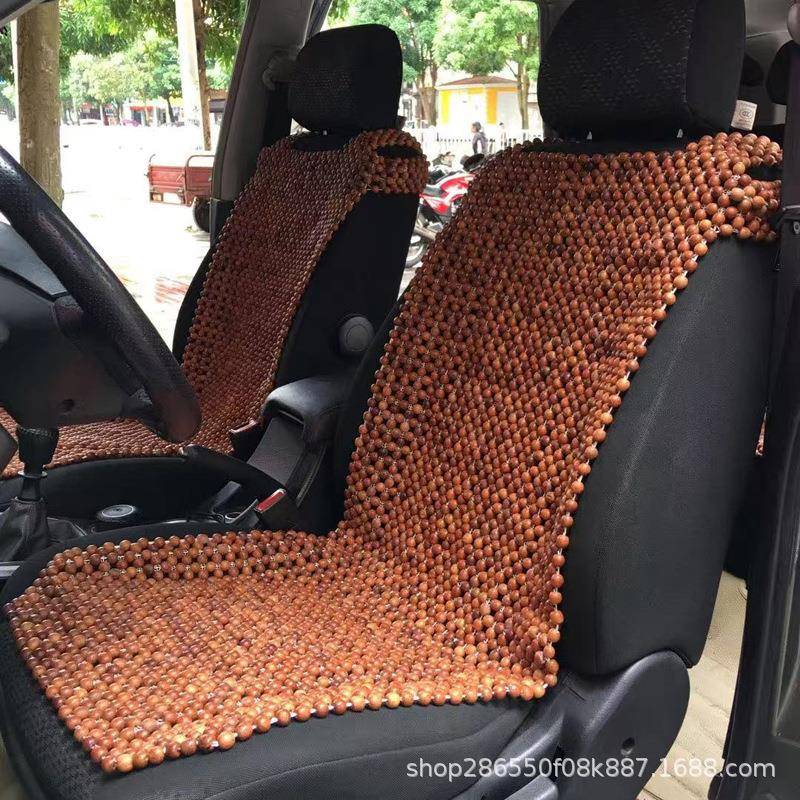 汽车坐垫夏季木珠单片透气凉垫座椅垫缅甸花梨实木珠子座垫单屁垫