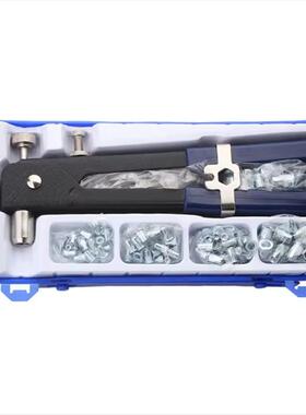 手动拉母枪86pcs铆螺母套装手动螺母枪套装可搭配螺母拉帽枪