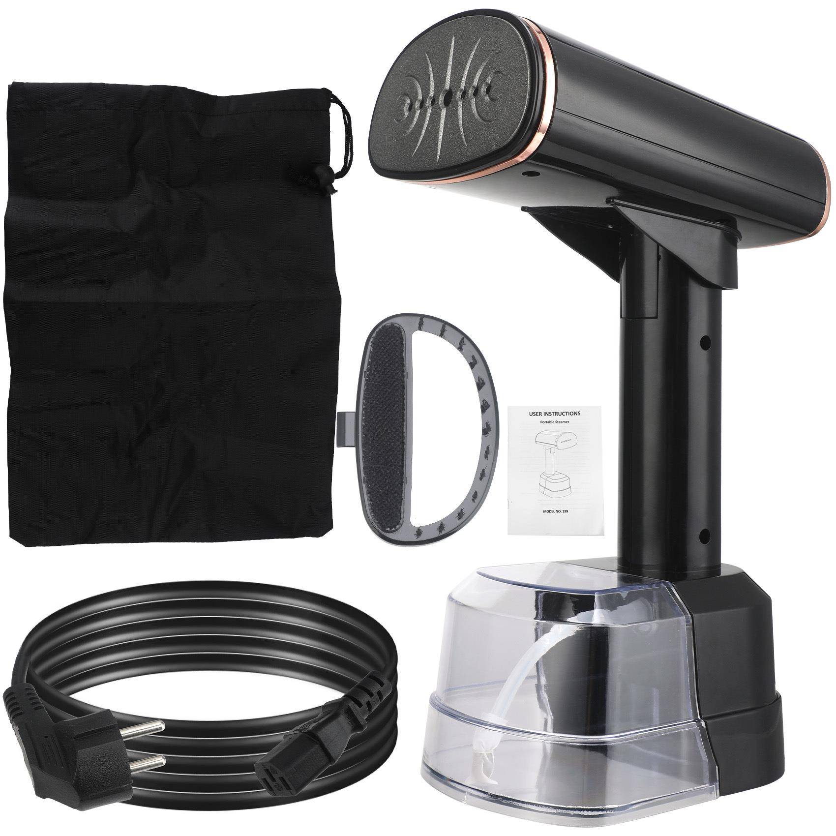 1500W400ml水箱折叠挂烫机速热2档蒸汽LCD触屏除皱熨斗家用