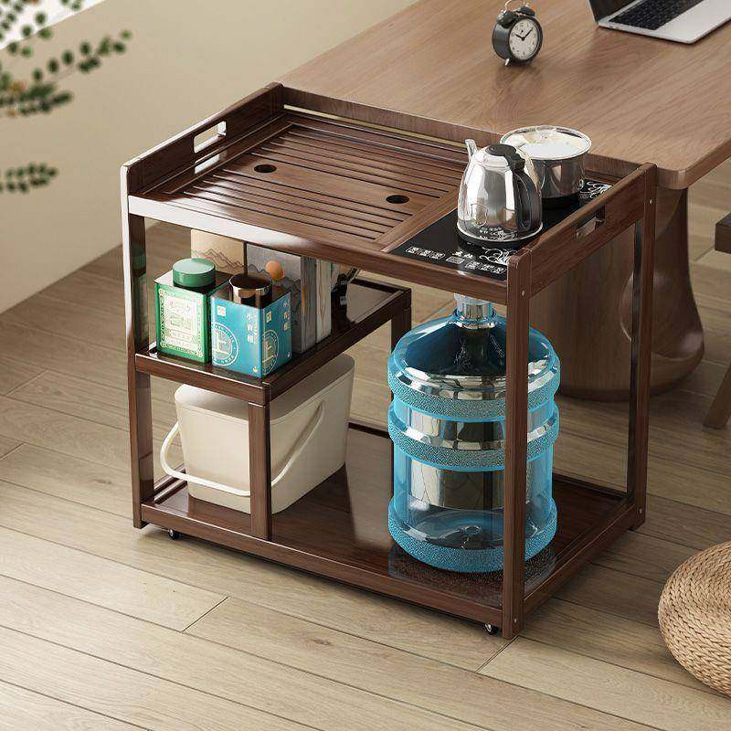 阳台轻奢实木茶桌家用可移动茶车功夫泡茶水壶一体茶几乌金石茶台,鲜花速递/花卉仿真/绿植园艺,割草机/草坪机,淘宝优惠券,粉丝福利购,淘宝优惠卷