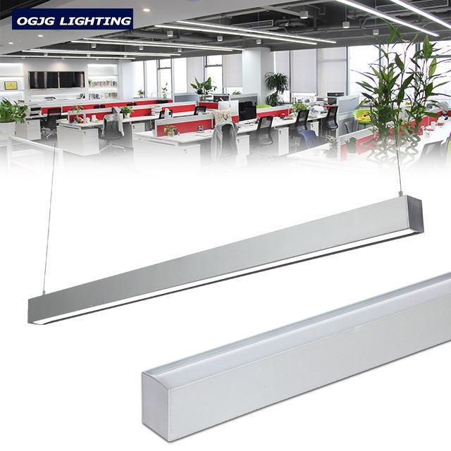 五年质保led吊线灯长条灯4ft40w50w60w办公室商用吊线灯LED可调光