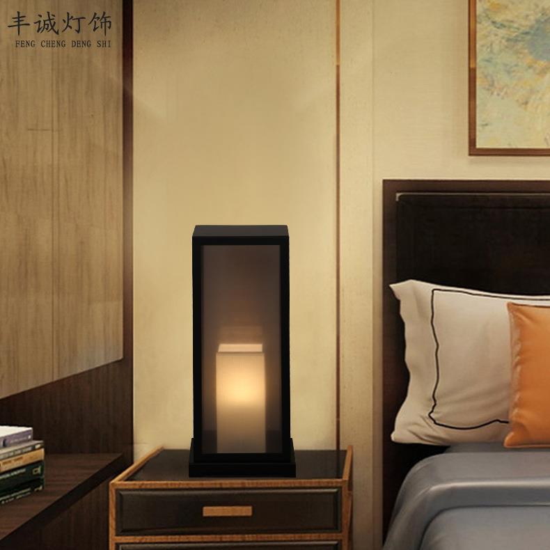 新中式台灯卧室现代简约台灯创意落地灯客厅温馨led床头灯灯具