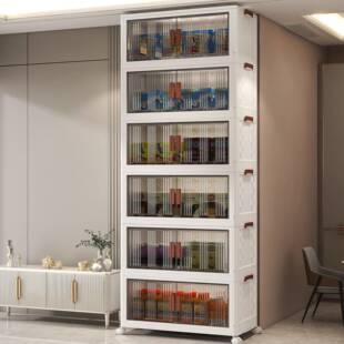 84cm宽巨无霸透明双开门收纳柜加大加厚被子衣物玩具大容量储物柜