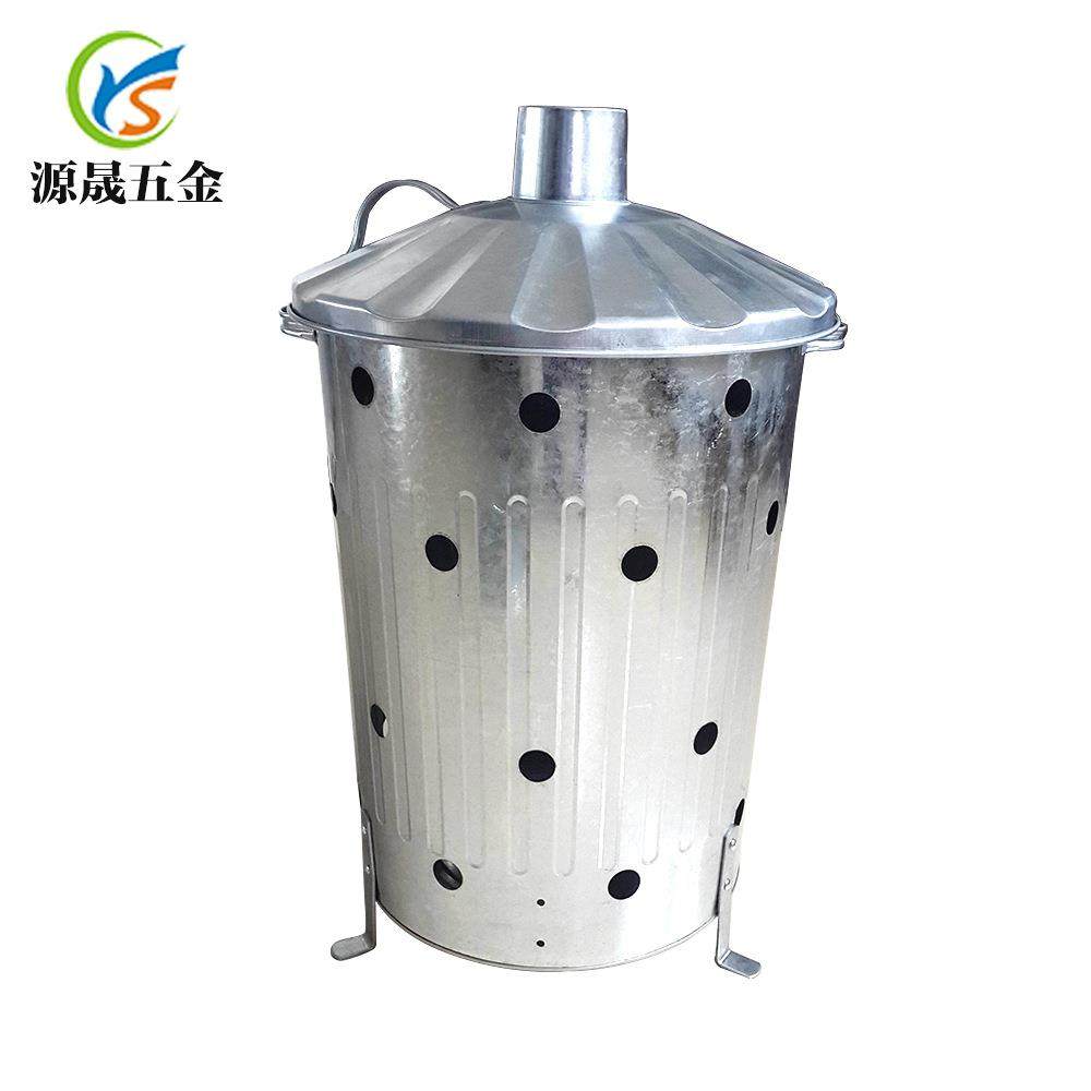 75升焚烧炉户外带盖圆形大号垃圾桶镀锌铁皮树叶焚烧桶,鲜花速递/花卉仿真/绿植园艺,割草机/草坪机,淘宝优惠券,粉丝福利购,淘宝优惠卷