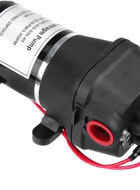 12/24V微型房车电动增压隔膜泵低噪音运行RV旅居车直流自吸水泵