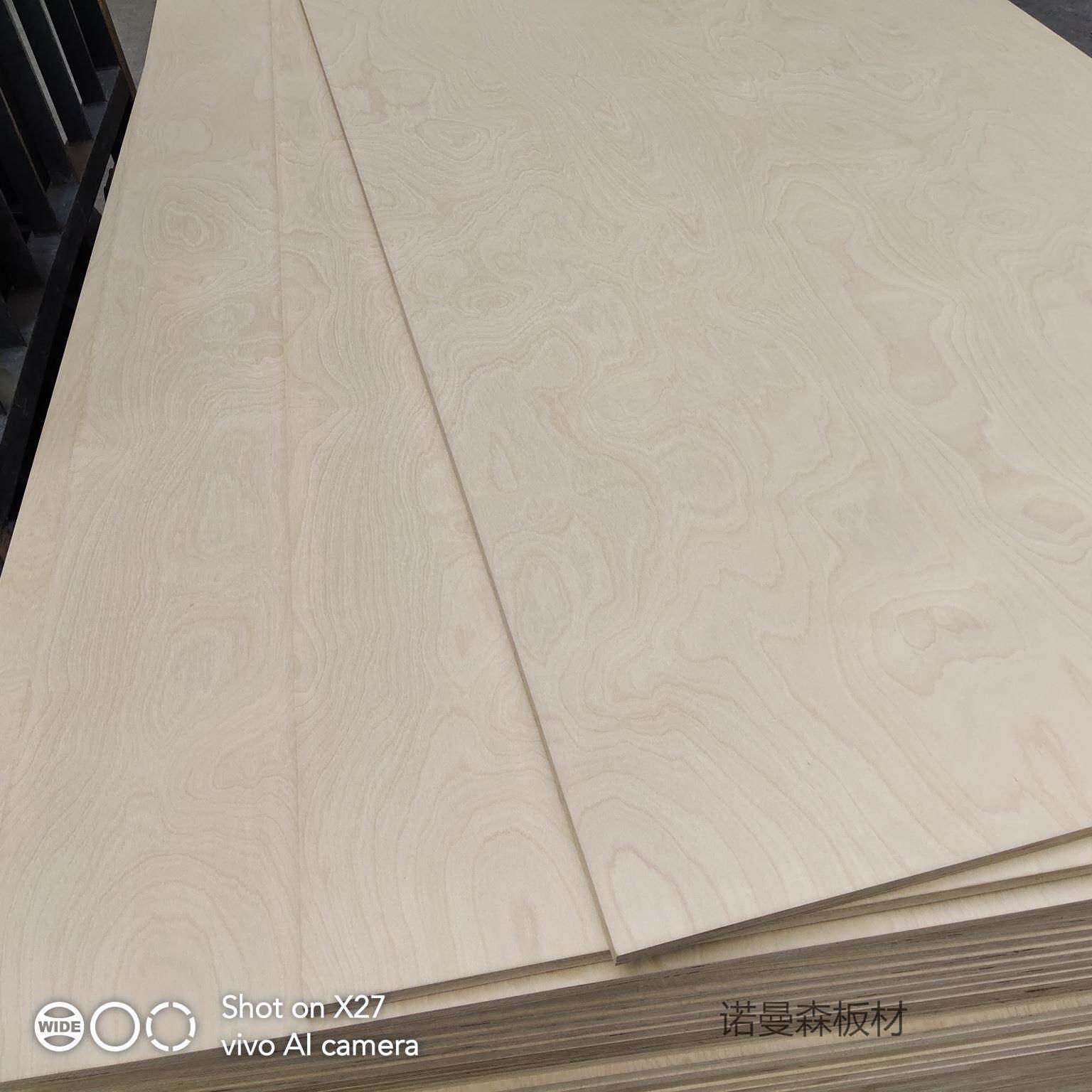直销3-50mm漂白杨木漂白桦木椴木榉木胶合板多层板