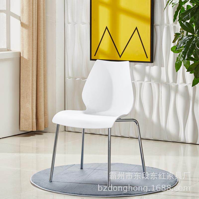 葫芦椅户外展会桌椅白色塑料椅子靠背椅成人休闲椅会展椅子葫芦椅