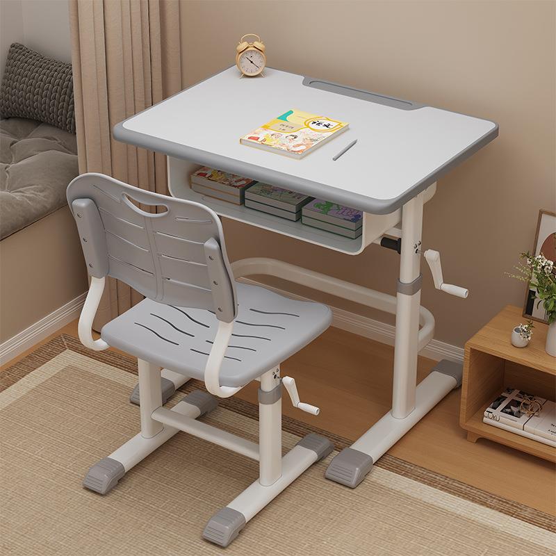 儿童学习桌可升降学生写字作业书桌小孩桌子家用辅导班课桌椅套装