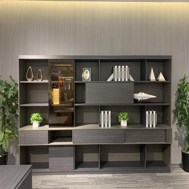 迪欧推拉板式办公桌储物柜收纳四门书柜商用保密资料办公室文件柜