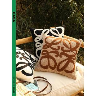 【折扣价】LIVINGinc.Anagram法式奶油轻奢艺术抱枕沙发靠垫枕床