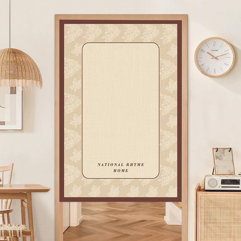 【折扣价】法式门帘隔断帘卧室房间家用半帘挂帘卫生间厕所遮挡帘