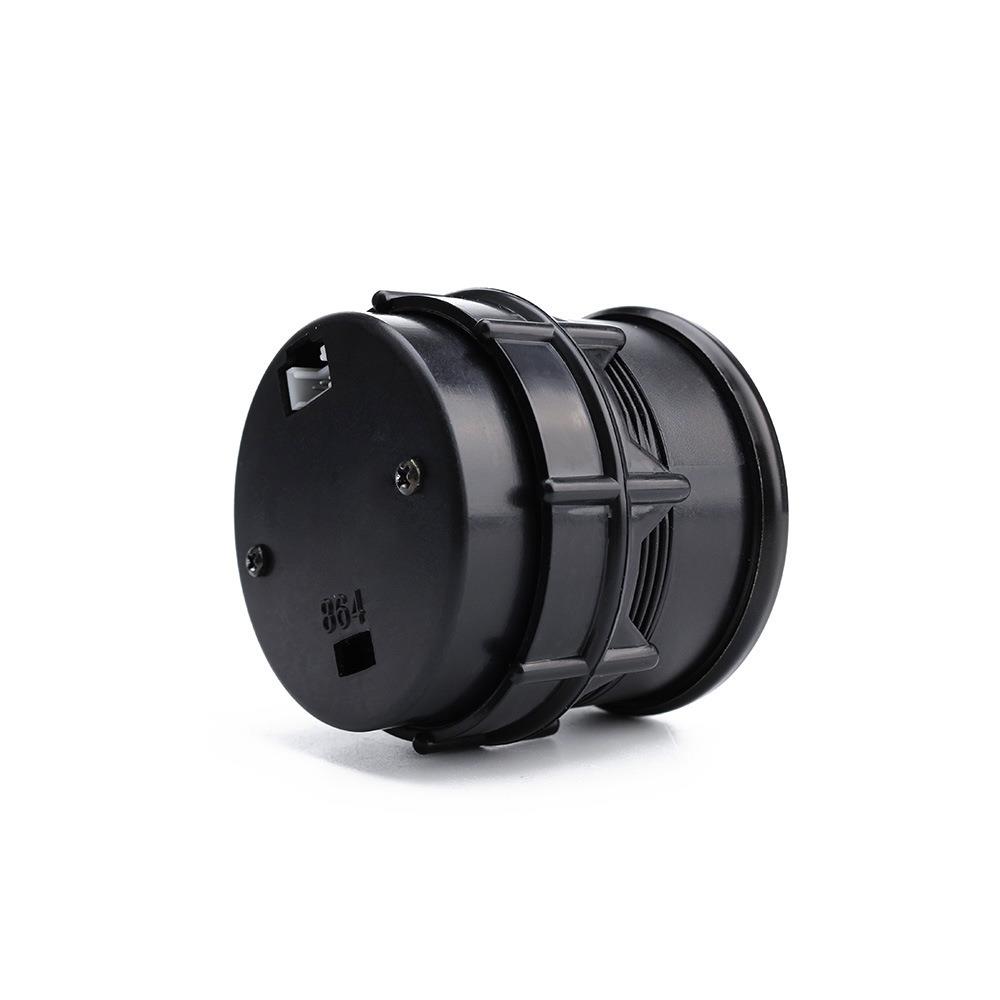 汽车改装尾气温度表通用12V52mm 指针数显液晶双显七彩尾气温度表