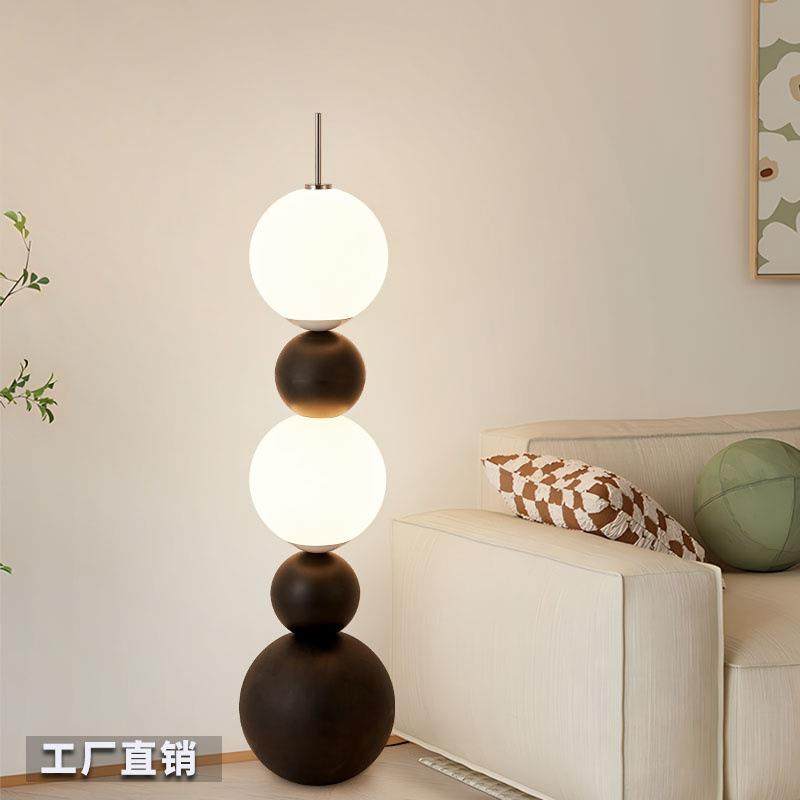 意大利设计师中古艺术葫芦灯奶油落地灯客厅卧室墙角灯光氛围灯