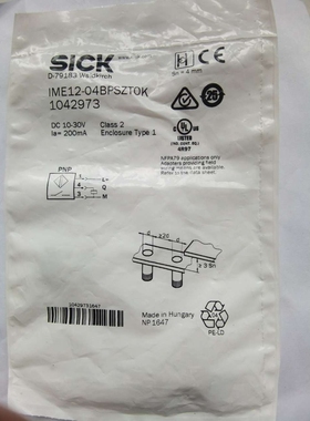 接近开关 IME12-04BPSZT0K