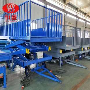 移动装猪台电动升降出猪台养猪场中转装猪台液压升降卸猪台装猪台