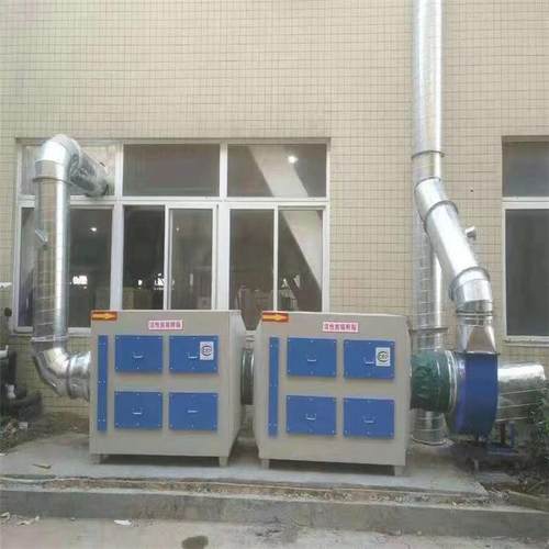 二级活性炭废气处理设备活性炭吸附装置印刷废气处理活性炭吸附箱