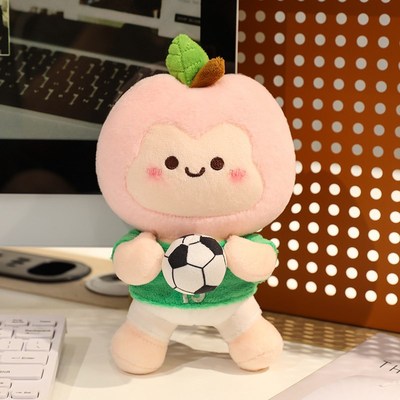 苏超太湖三沙足球毛绒娃娃苏y州大闸蟹无锡桃子常州恐龙娃娃礼品