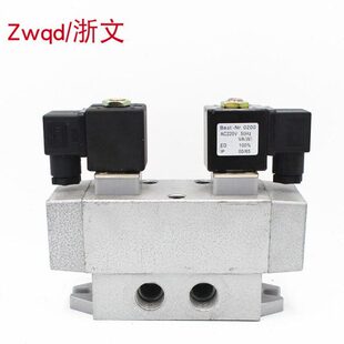 Q24HD2 08双电控换向阀二位四通 电磁阀Q24HD2