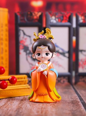 国潮风系列古韵十大美女小摆件树脂工艺品精致小礼Z品生日礼物