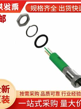 Q8R1CXXG220E APEM 绿色LED面板指示灯, 220V, 8mm安装孔, IP67