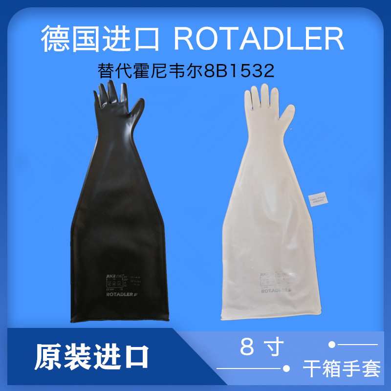 德国进口真空手套箱科研实验箱干箱隔离箱手套12BL04 8in