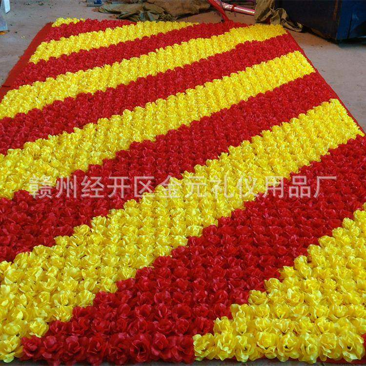 绢花造型庆典牌楼字玫瑰花墙园林广场公园生态农庄布置装饰