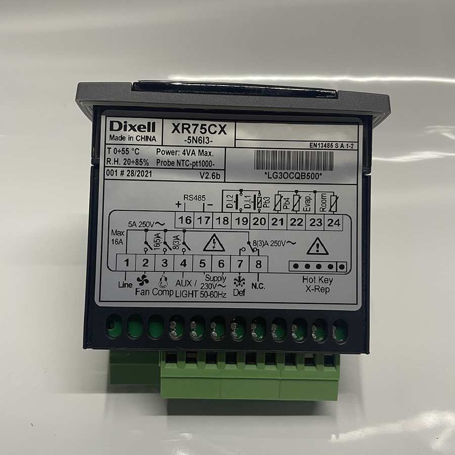 DIXELL小精灵帝思低温型四输出温控器XR75CX-5N0I3时钟融霜5N6I3