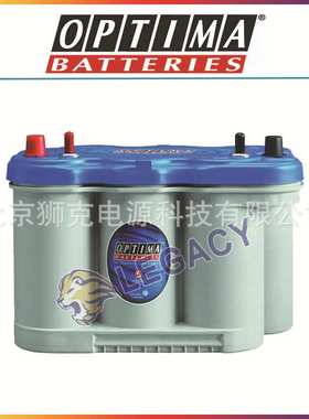 奥铁马Optima蓄电池D27M 蓝色顶12伏66Ah深循环AGM干电池 800CCA