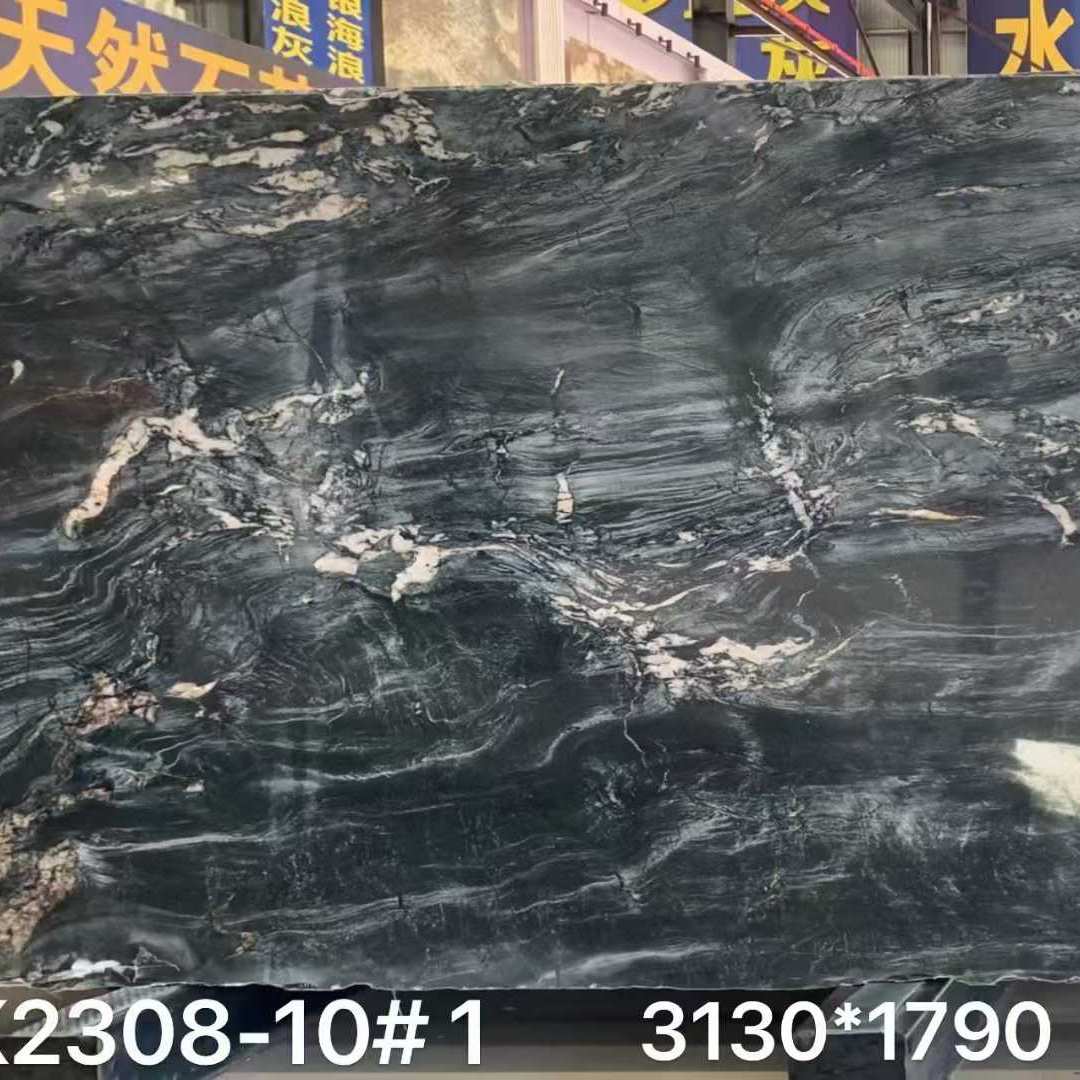 分迪绿天然大理石奢石石材加工室内背景墙洗手池台面板材