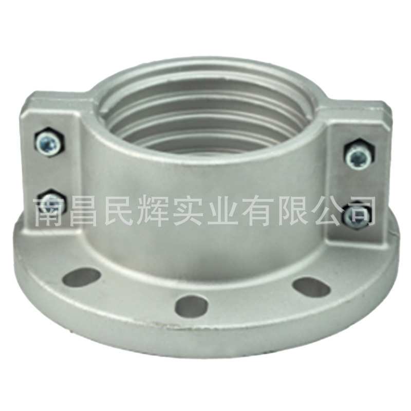 DN50-DN400铝合金法兰管箍铝合金抱箍两片法兰安全管夹