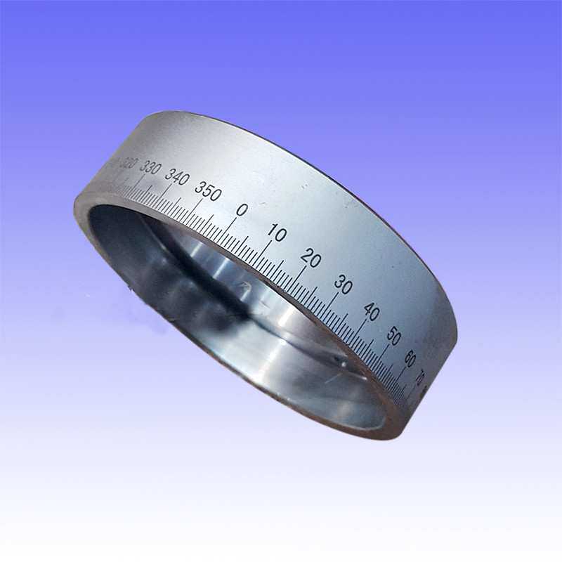 台工分度头配件360度刻度盘分度盘F11-80 100 125外径130图片