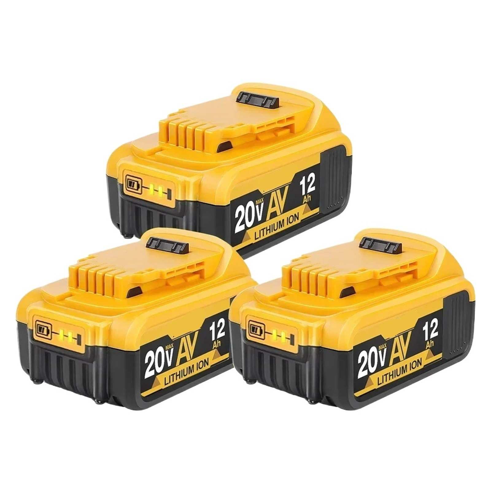 替代dew德伟20V12.0Ah DCB180 DCB181手电钻电动工具备用锂