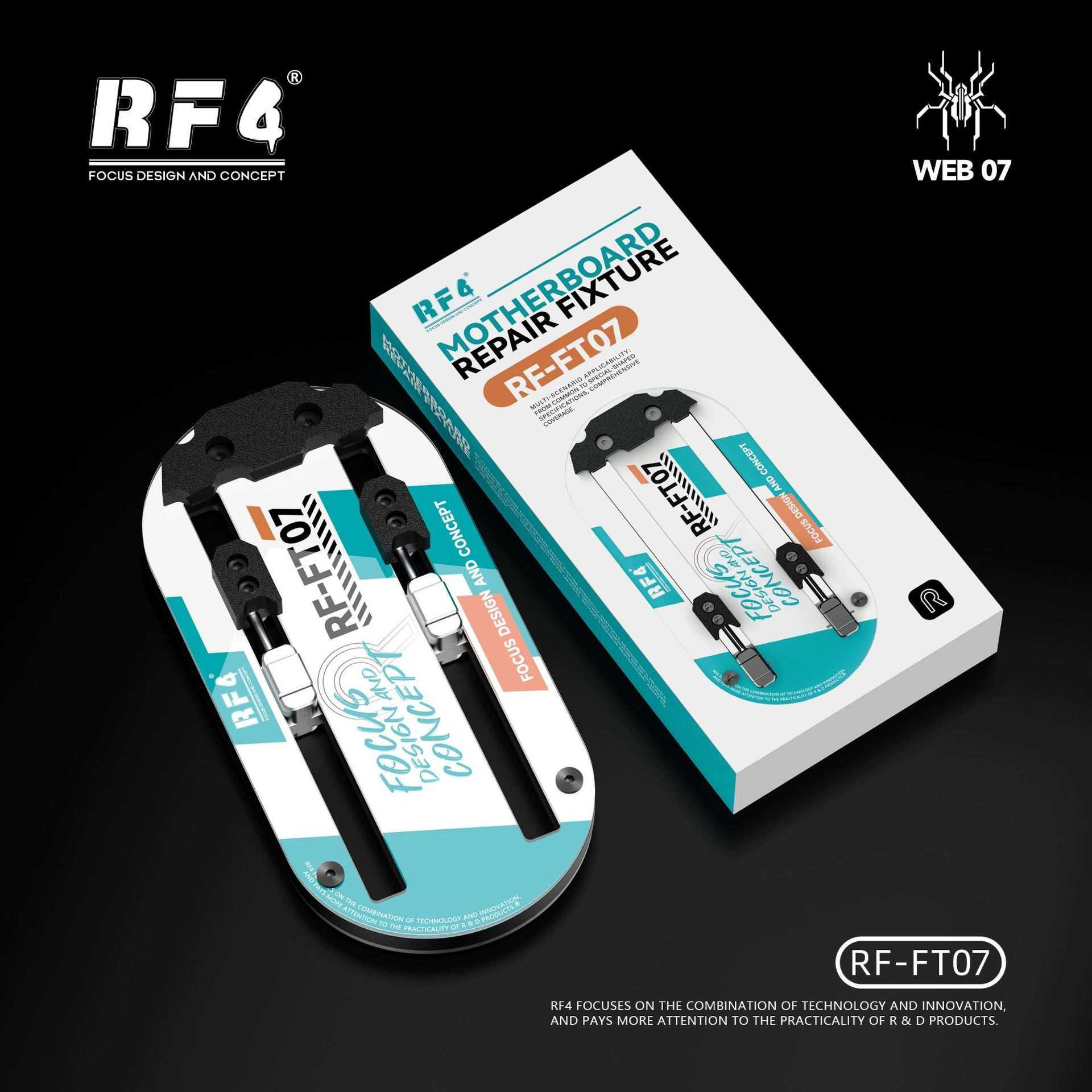 RF4手机主板维修夹具固定夹CPU芯片耐高温焊接多功能除胶专用卡具