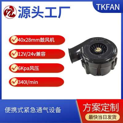 40*28mm便携式鼓风机 BA4028H12B小尺寸大功率12V24V可选