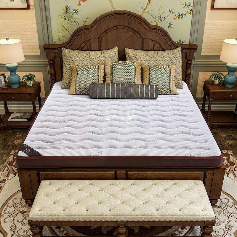 乐仕一体棕垫椰棕棕榈偏硬席梦思乳胶床垫1.8m1.5米薄经济型定 做