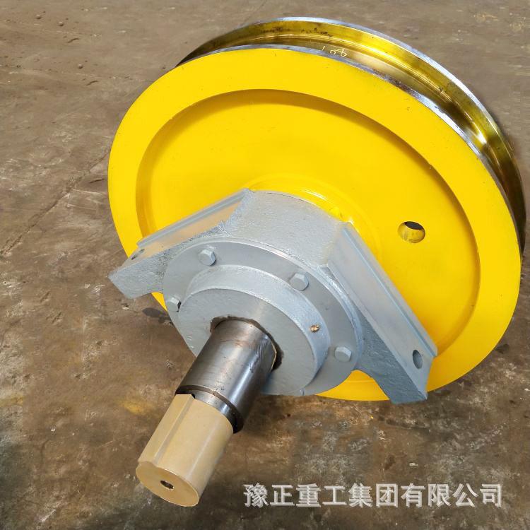 起重机车轮组重工集团QD型双梁桥式起重机车轮组行车车轮