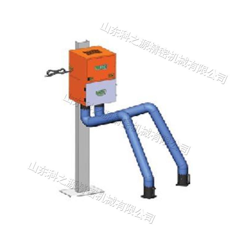 挂壁式焊烟净化器工业电焊氩弧单双臂烟雾过滤器二保焊除烟设备